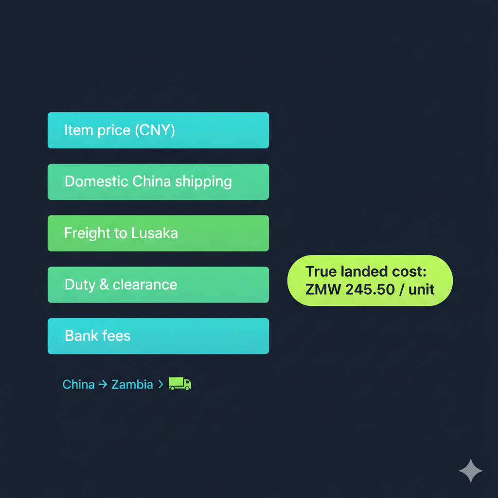 Module 2: landed cost calculation and fee capture